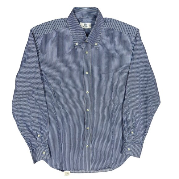 BOGGI Milano Striped Dress Shirt Multicolor 41 16 Large - Picture 1 of 8